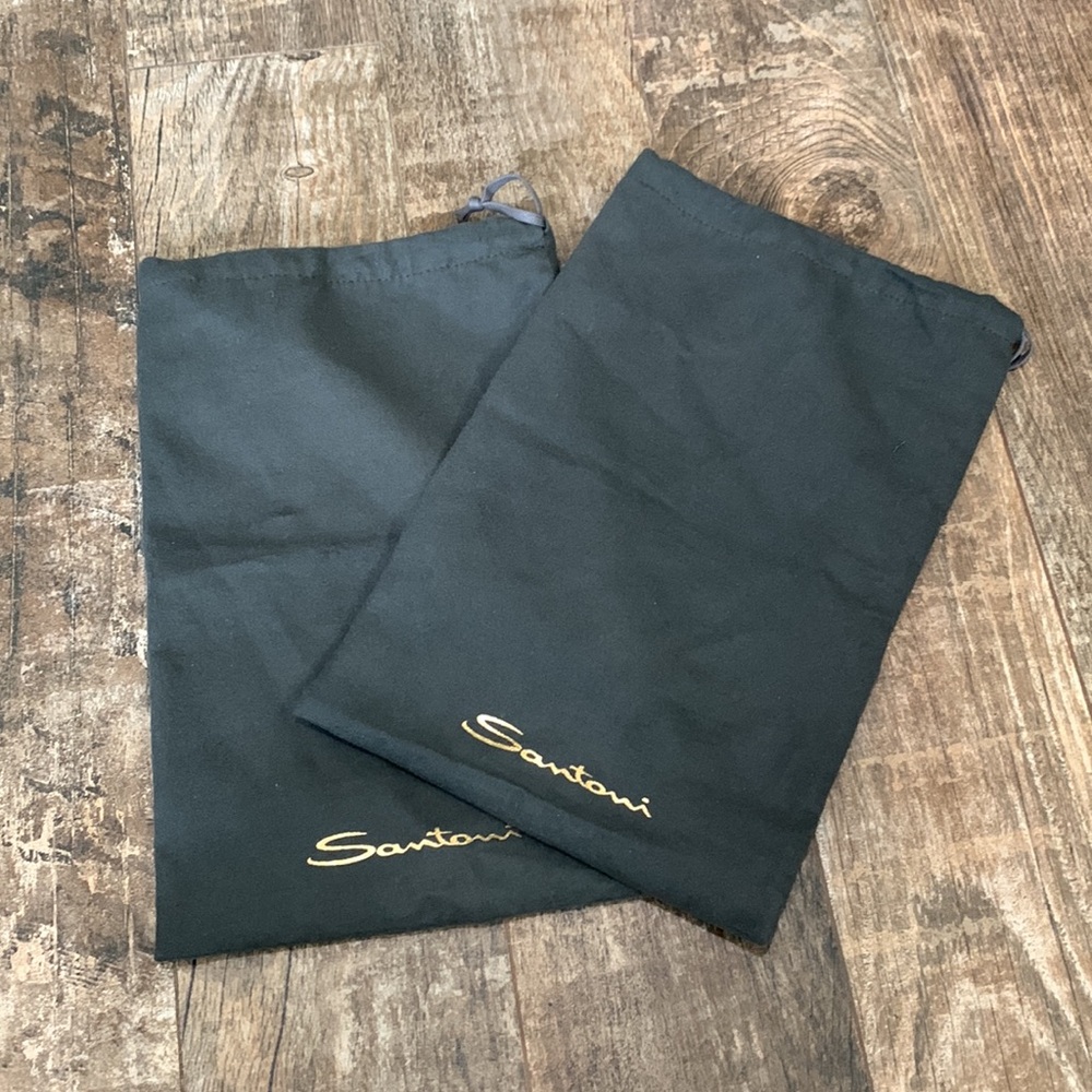 SANTONI PAIR OF SHOES’ DUST BAGS